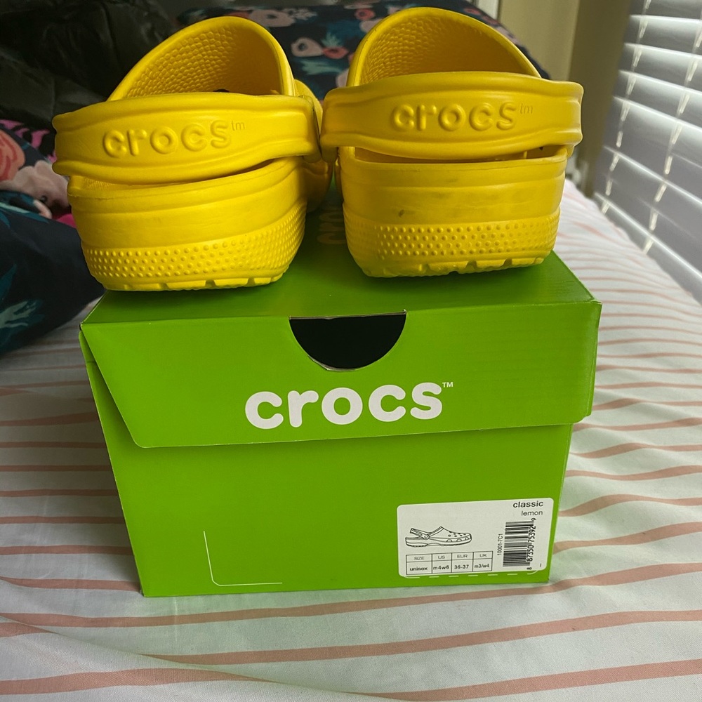 Yellow Crocs